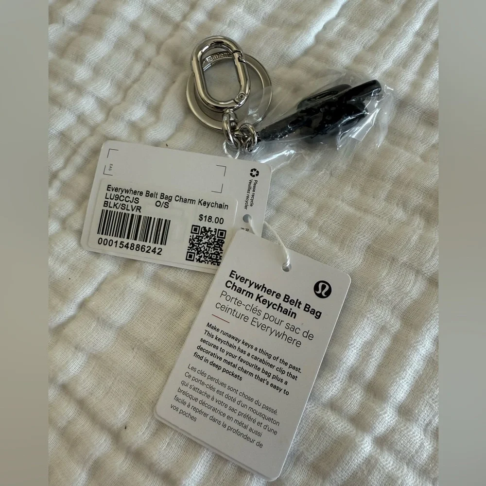 NWT Everywhere Belt Bag Charm Keychain
